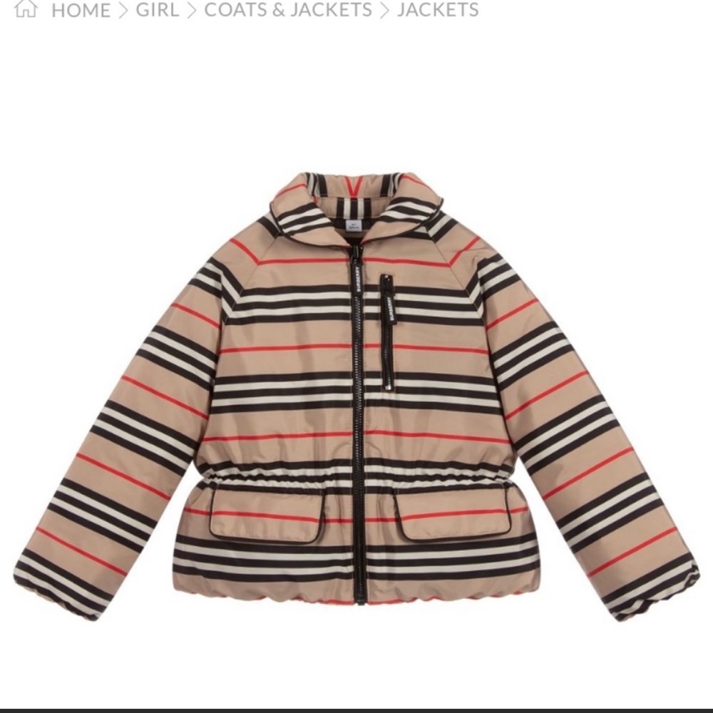 Authentic Burberry girls coat